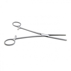 Зажим медицинский ROCHESTER-PEAN, кровоостанавливающий зубчатый, прямой, № 2, 198 мм (З-32р), МИЗТ