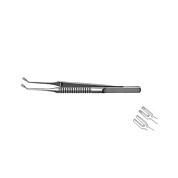 Пинцет фиксационный для трансплантации роговицы, изогнутый по радиусу F-2512 ПТО Медтехника