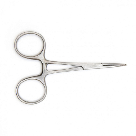 Зажим сосудистый изогнутый, 100 мм. Surgiwell