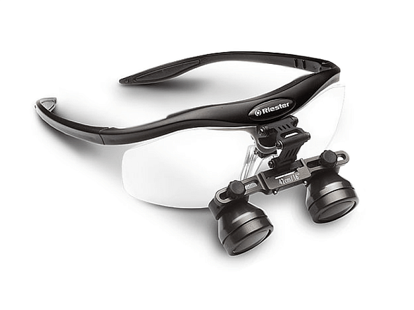 Бинокулярные лупы SuperVu Galilean Riester, увеличение 3.0x, рабочее расстояние 46 см