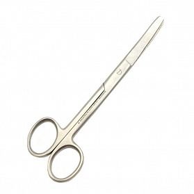 Ножницы тупоконечные вертикально изогнутые 165 мм