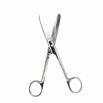 Ножницы тупоконечные, вертикально-изогнутые, 170 мм, Surgiwell