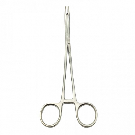 Зажимной инструмент Корнцанг изогнутый 260 мм Surgicon