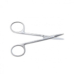 Ножницы глазные тупоконечные прямые, 113 мм