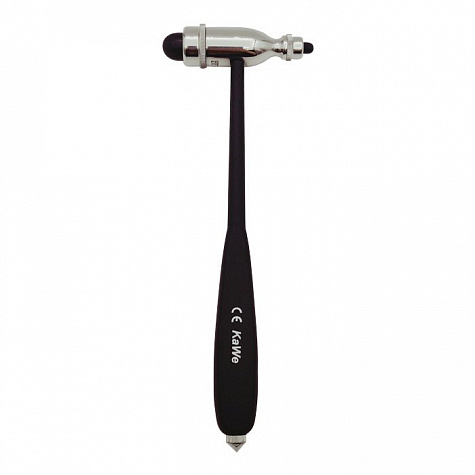 Неврологический молоточек ТРОМНЕР тяжелый 190г, с кисточкой, KaWe