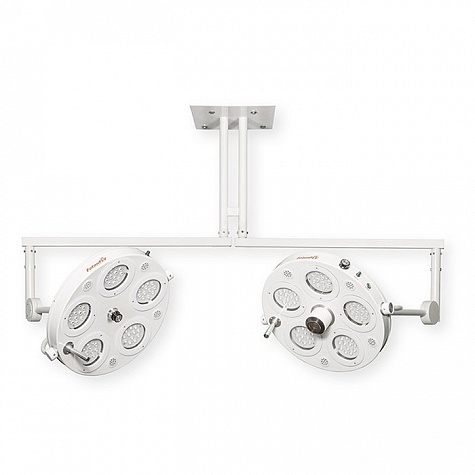 Медицинский двухкупольный хирургический светильник 5М 5С с камерой