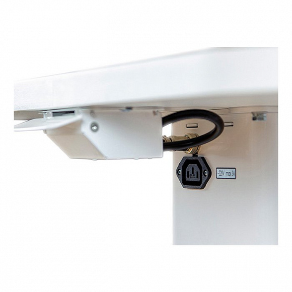 Столик приборный с электроприводом с белой столешницей Stern Lift