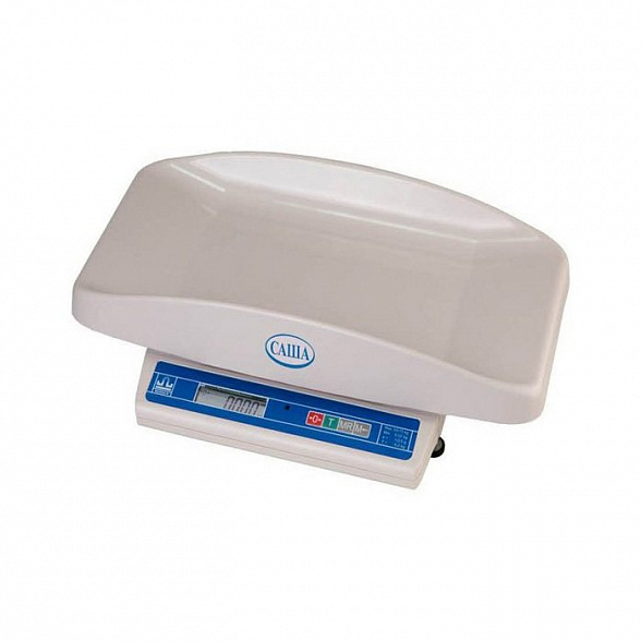 Весы для новорожденных МК В1-15 «Саша» (15 кг, 1/2/5 г, внешняя калибровка)