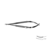 Иглодержатель по Барракеру, изогнутый 115 мм H-2108 ПТО Медтехника