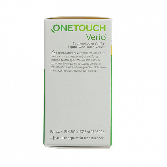 Тест-полоски УанТач Верио (OneTouch Verio) №100