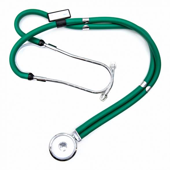 Медицинский стетоскоп Раппопорта 04-АМ602 GR, зеленый, AMRUS