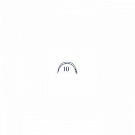 Игла хирургическая 10, серии PB-538 полукругая 1/2 окружности Medicor