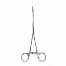 Зажим кишечный эластичный для детей, изогнутый, 175 мм. Surgiwell