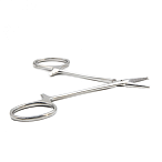 Зажим кровоостанавливающий, глазной, прямой с зубом, 84 мм. Surgiwell