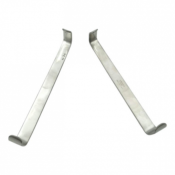 Крючки пластинчатые по Фарабефу парные 165 мм