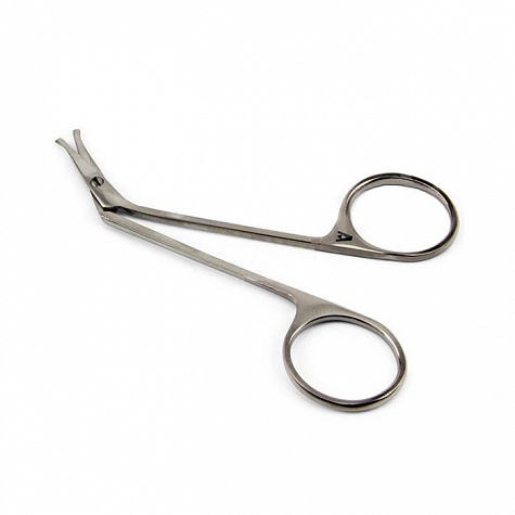 Ножницы глазные д/мышц горизонт. Изогнутые, 106 мм