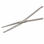 Зажим к/о 1х2 зубый, зубчатый, прямой, №3, 200 мм