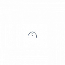 Игла хирургическая 3, серии PAG-655 полукруглая 1/2 окружности Medicor