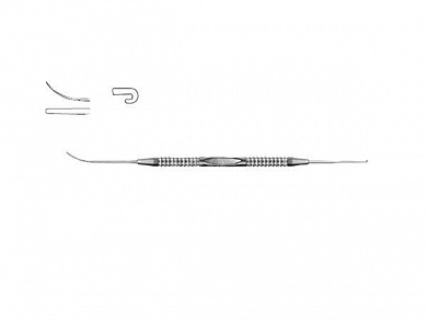 Крючок микрохирургический по VARADY №2, круглая ручка ПТО Медтехника