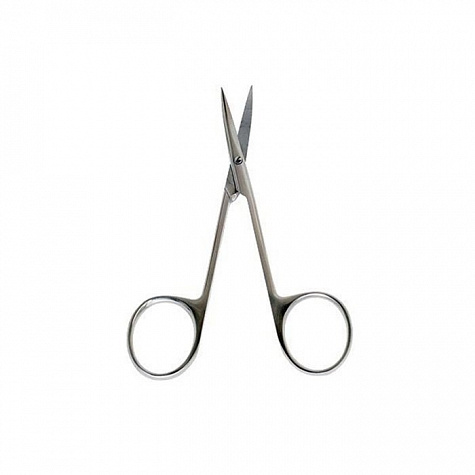 Ножницы глазные остроконечные, вертикально - изогнутые, 113 мм Sammar