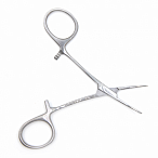 Зажим кровоостанавливающий зубчатый изогнутый 10 см Mikro-Mosquito Surgicon