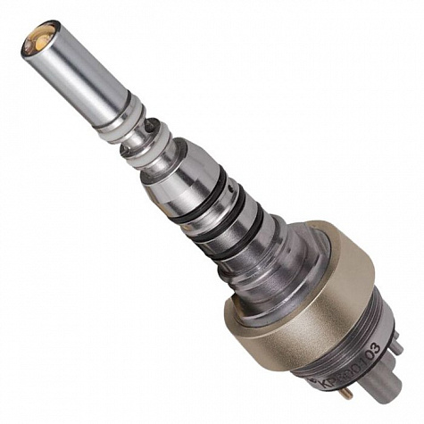 Quick T Lux - быстросъемный переходник с лампочкой, титановая поверхность, Densim