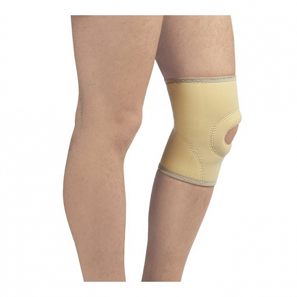 Бандаж фиксирующий коленный модель 0804 размер 5 (бежевый)