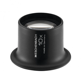 Лупа техническая часовая асферическая Eschenbach Watchmaker's magnififers, диаметр 25 мм, 10.0х, 40.0 дптр