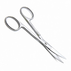 Ножницы STANDARD, остроконечные вертикально-изогнутые, 140 мм (Н-3-2р), МИЗТ