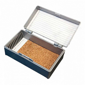 Штатив-бокс для хранения предметных стекол п/с на 12 шт