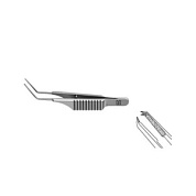 Пинцет для передней камеры с зубцами F-0042 ПТО Медтехника