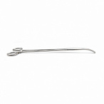 Зажим кровоостанавливающий, зубчатый, изогнутый №3, 285 мм. Surgiwell