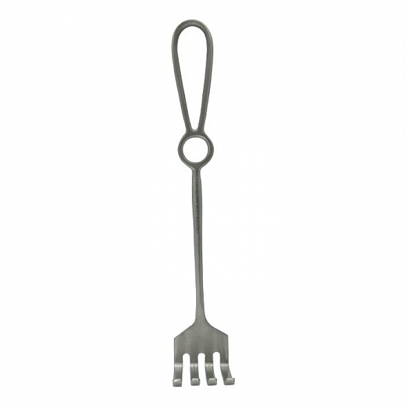 Крючок хирургический тупой четырехзубый N 4