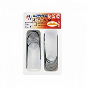 37.02 - Матрицы формованные для премоляров с двумя центральными выступами