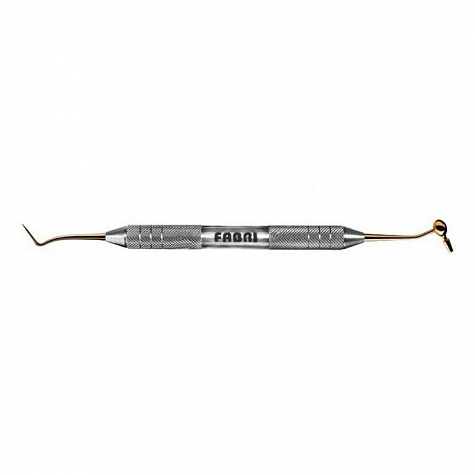 Штопфер-гладилка GOLD F (арт 1501F TiN) FABRI