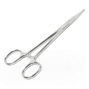 Зажим микроартериальный прямой, Крайл, 143 мм (блестящ.)