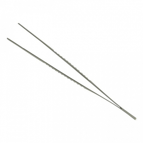 Пинцет сосудистый с двойной нарезкой ПА 150х2,0, Surgicon