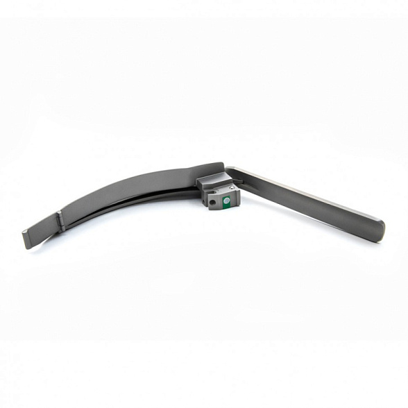 Клинок ларингоскопа FLAPLIGHT №4 F. O. с подвижным наконечником, со сменным световодом KaWe