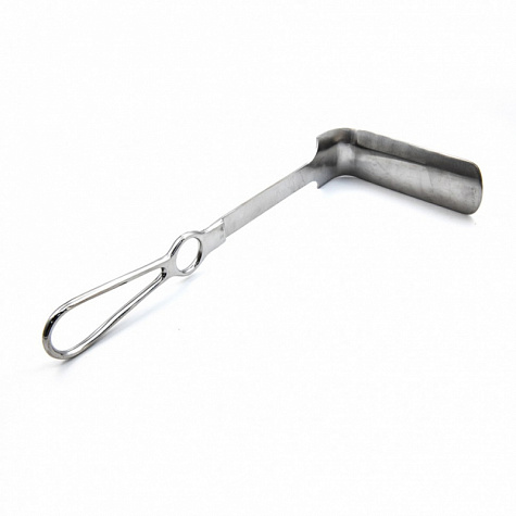 Зеркало-подъемник влагалищное желобоватое, №3, 115 мм. Surgiwell