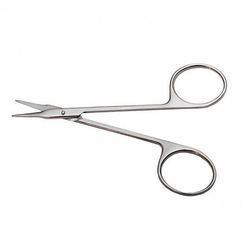 Ножницы роговичные тупоконечные вертикально-изогнутые, 110 мм, Surgiwell