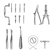 Набор инструментов нейрохирургический большой ПТО Медтехника