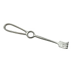 Крючок хирургический острый четырехзубый N 2