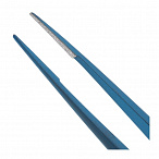 Пинцет микрохирургический шовный, прямой, с противовесом, общая длина 180 мм