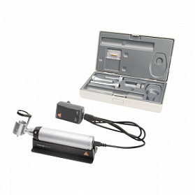 Отоскоп ветеринарный G100 с рукояткой батареечной BETA, c принадлежностями Heine