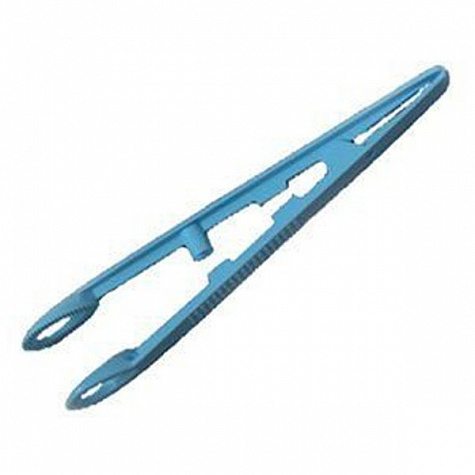 Пинцет ОКОНЧАТЫЙ для тампонов стерильный: 140 мм