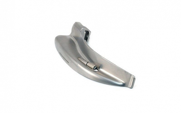 Клинок ларингоскопа Macintosh № 3 изогнутый лампочный J-13-009 Surgicon