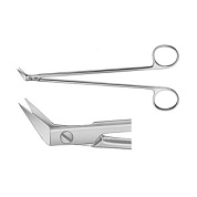 Ножницы сосудистые горизонтально-изогнутые под углом 60 гр.