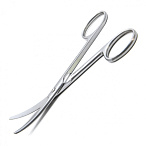 Ножницы COOPER, тупоконечные вертикально-изогнутые, 140 мм (Н-3р) , МИЗТ