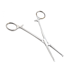 Зажим кровоостанавливающий, одно- и двузубый, зубчатый, прямой №2, 165 мм. Surgiwell