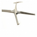 Зажим кровоостанавливающий 1х2 зубый зубчатый прямой N 1 150мм Surgicon